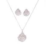 Stylish 925 Silver Pendant set