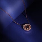 Minimal 925 Rosegold Alphabet Initial Necklace for Women