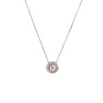 925 Silver Initial Alphabet Necklace for Women