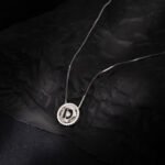 925 Silver Initial D Alphabet Necklace for Women