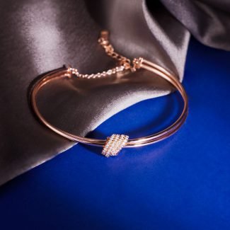 Modern 925 Sterling rosegold Bracelet for Women