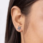 oxidised star 925 Sterling Silver studs for Women - Dellis