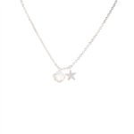 925 silver Mop star necklace