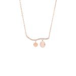 925 Swing zircon Rosegold necklace