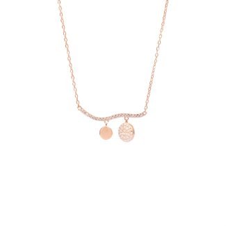 925 Swing zircon Rosegold necklace