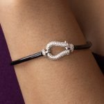 Elegant 925 dellis silver bracelet for womens