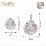 Stylish 925 Silver Pendant set