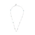 925 silver solitaire pearl chain necklace
