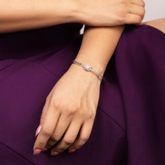 Modern 925 Sterling Silver Bracelet for Women