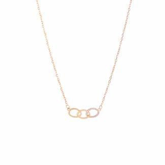 925 link Rosegold necklace
