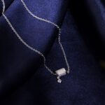 925 Silver drum necklace