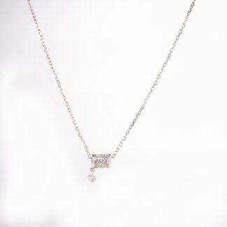 925 Silver drum necklace