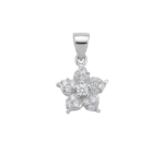 925 silver flower pendant womens and girls for gifts