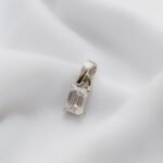925 solitaire zircon silver pendant womens and girls for gifts