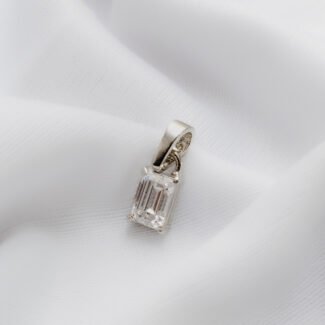 925 solitaire zircon silver pendant womens and girls for gifts